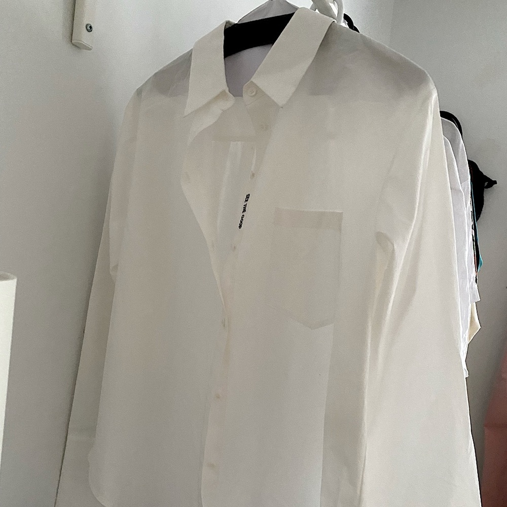Alice + Olivia oversized collard shirt
